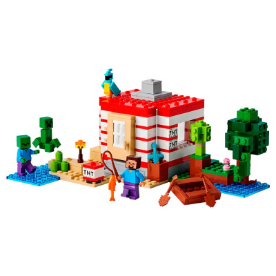 Конструктор Lego Minecraft 21275 Дом в джунглях TNT 1